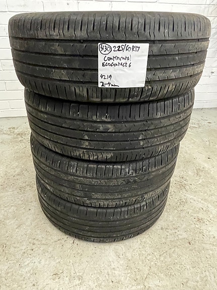 225/60R17 continental kesärenkaat