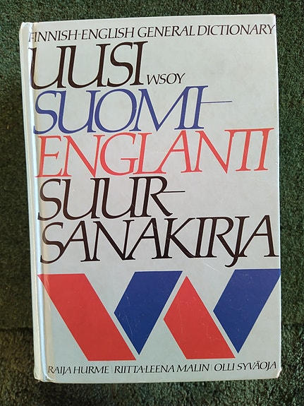 Uusi suomi englanti suursanakirja, WSOY