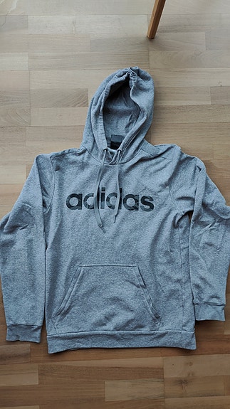 Adidas huppari harmaa miesten koko S