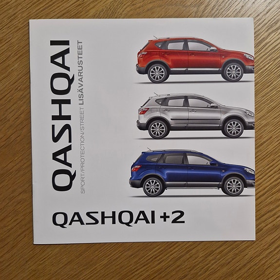 Nissan Qashqai | Qashqai + 2 Lisävarusteet -esite