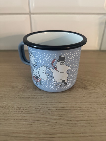 Muurla emalimuki Muumi Talvi