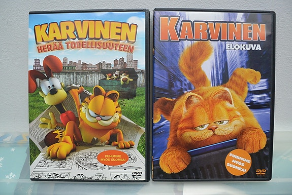 Karvinen ja Karvinen Herää Todellisuuteen dvd:t yhteensä 8eur.