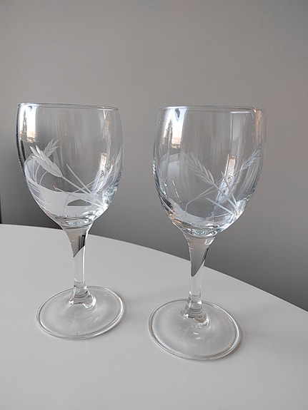 Viini/olut lasi 2 kpl