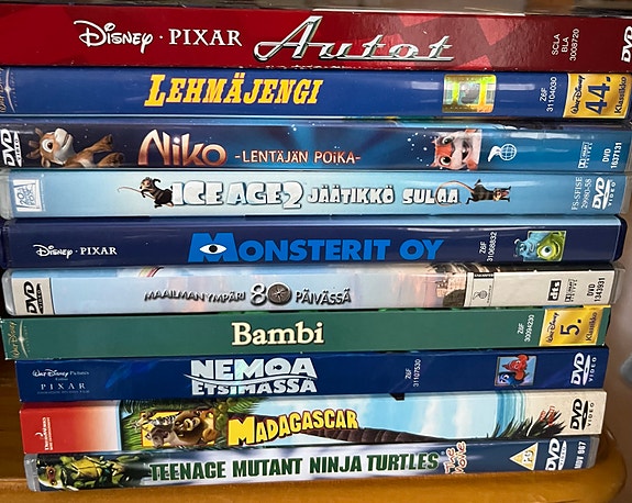 DVD-elokuvia