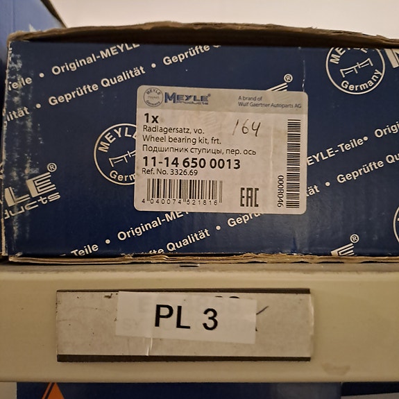 Etupyörän laakeri Fiat Ducato 18
