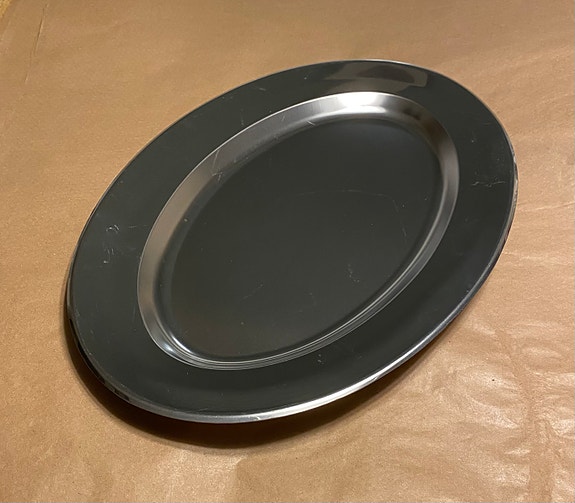 Vintage Metallinen Tarjotin, 28x41,5cm