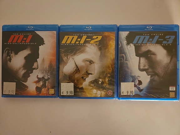 Mission impossible 1-3, uudet