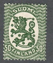 1921/25 50 penniä, postituore, ei vesileimaa, erä 1