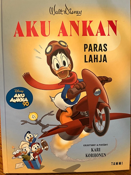 Aku Ankka Paras Lahja Lastenkirja