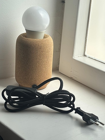 Pöytävalaisin korkkia valo E27 lamppu korkki pöytä valaisin lamp