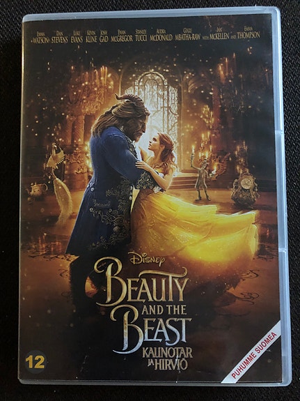 Kaunotar ja hirviö elokuvan DVD
