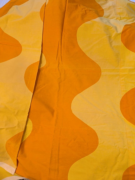 Marimekko Lokki verhot 2kpl keltainen