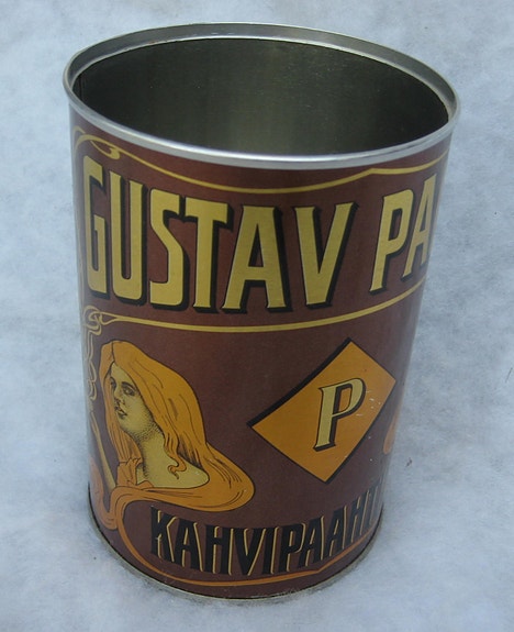 Paulig 100 vuotta.Kahvipurkki