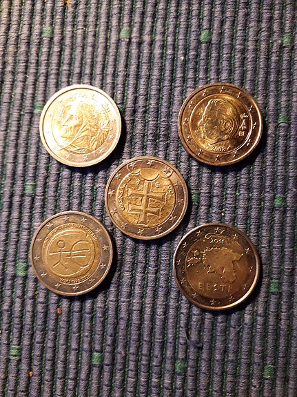2€ Kolikot Eurooppa