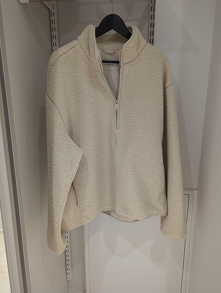 Calvin Klein Jeans Half-Zip Miehen Fleecetakki Beige XL