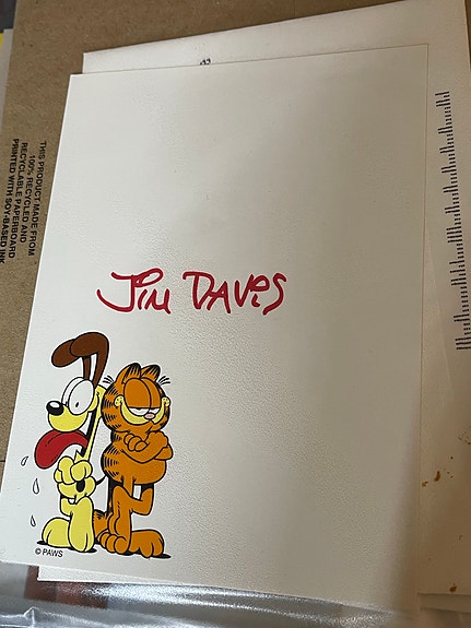 Jim Davis nimikirjoitus