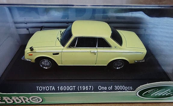 Pienoismalli Toyota 1600GT 1967