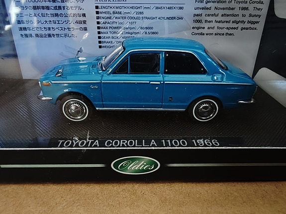 Pienoismalli Toyota Corolla 1966 1/43
