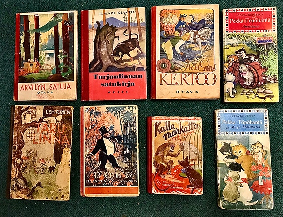 Erä vanhoja suomalaisia lastenkirjoja