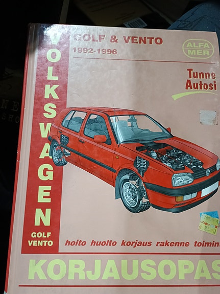 Volkswagen Golf Vento Korjausopas 1992-1996