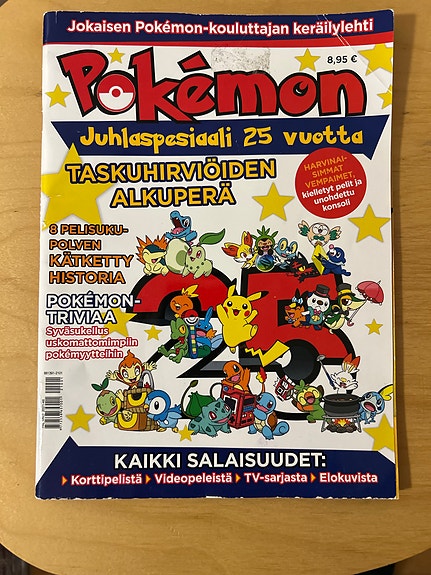 Pokemon Juhlaspesiaali 25 vuotta lehti