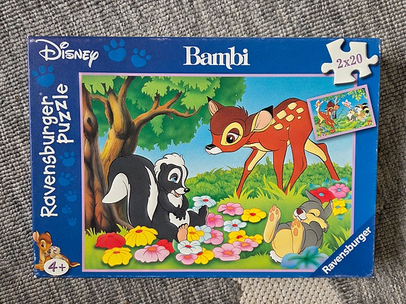 Bambi-palapelit, 2 × 20 palaa