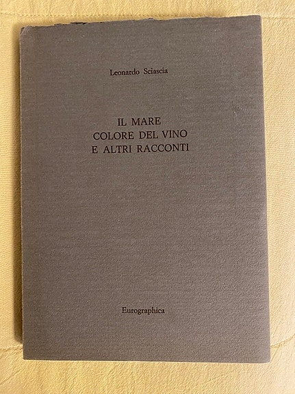 Leonardo Sciascia - signeerattu kirja + Pentti Kaskipuron grafiikka!