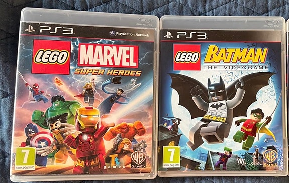 LEGO-pelejä Sony PlayStation 3 & PlayStation 4 -pelikonsoleille (5 kpl)