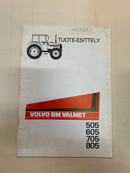 Volvo BM Valmet 505 605 705 805 tuote-esittely