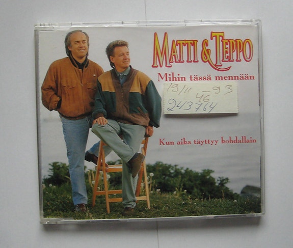 Matti ja Teppo: Mihin tässä mennään.Cd-levy