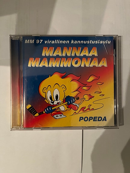 Popeda Mannaa Mammoonaa CD-levy MM 97 virallinen kannustuslaulu