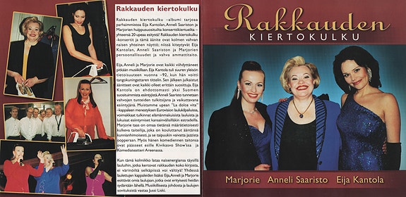 Eija Kantola & Anneli Saaristo, Marjorie - 2001 - Rakkauden Kiertokulku - CD