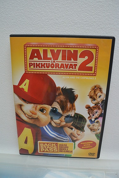 Alvin ja pikkuoravat 2 dvd