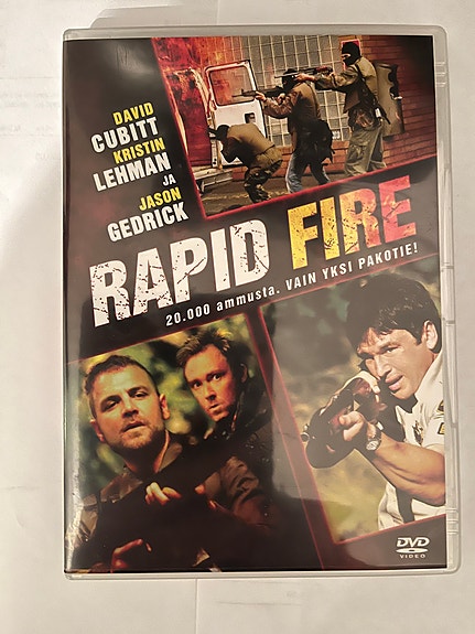 Rapid Fire DVD-toimintaelokuva