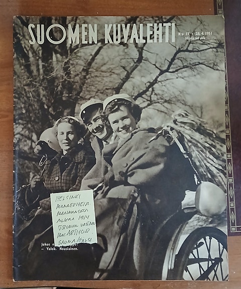 Päätoimittaja Ilmari Turja SUOMEN KUVALEHTI 17/1951