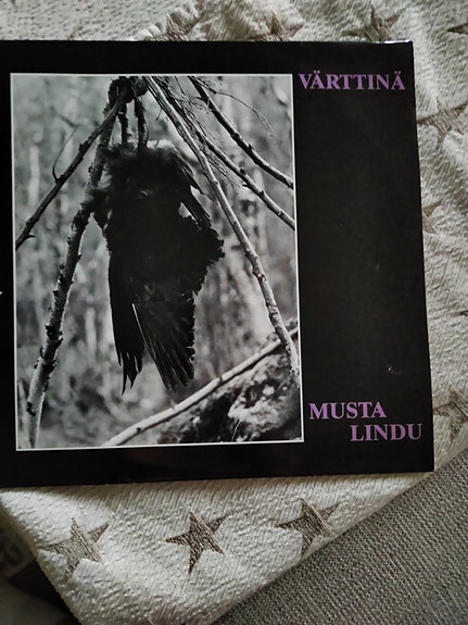 Värttinä Musta Lindu LP-levy 1989