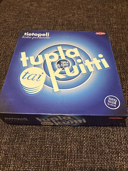 Tietopeli Tupla tai Kuitti Lautapeli