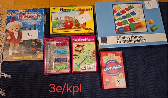 Lasten pelejä ja leluja 3