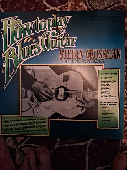 Stefan Grossman- How to Play Blues Guitar LP-levy