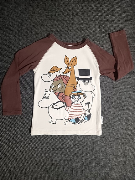 Muumi Unisex Lasten Paita 98 Ruskea