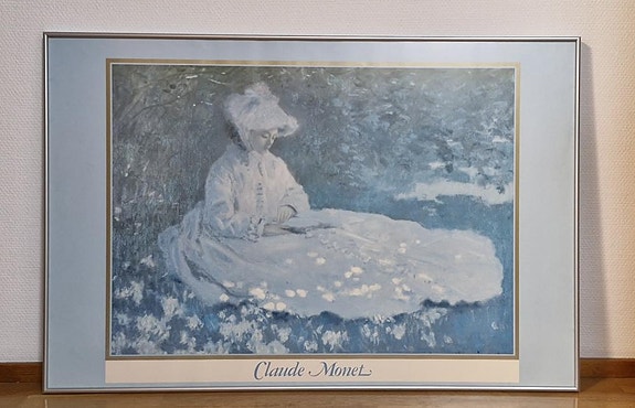 Claude Monet, Nainen puutarhassa, Kevätaika