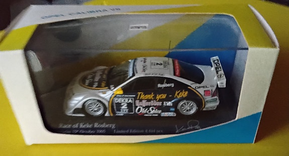 Opel Calibra Bye Bye K. Rosberg Miniature Race Car