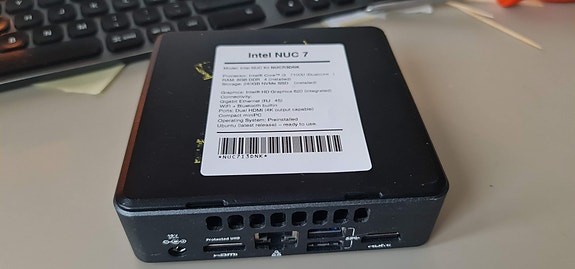 Intel NUC NUC7i3DNK Mini PC – Core i3 (7th Gen), 8GB RAM, 240GB