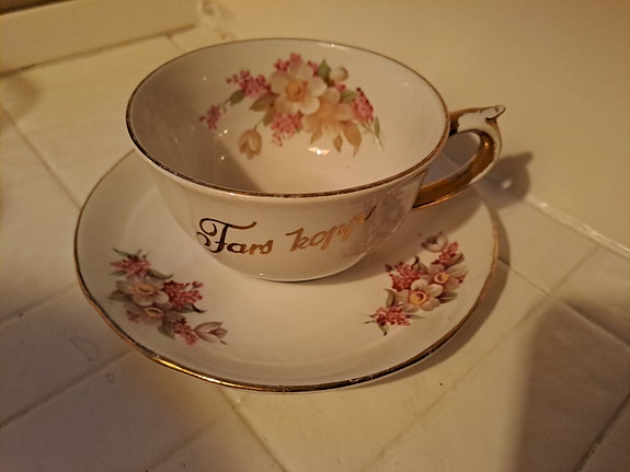 Arabia Fars kopp "Isän kuppi", vintage