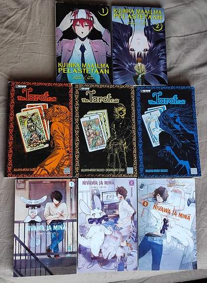 Manga kirjoja suomeksi