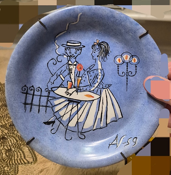 Arabia vintage seinälautanen