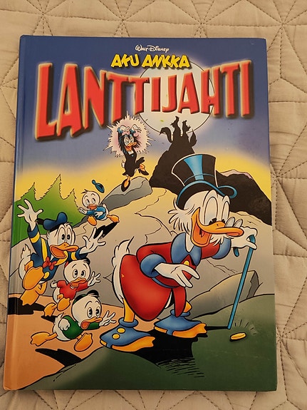Walt Disneyn Aku Ankka Lanttijahti kirja, kuin uusi