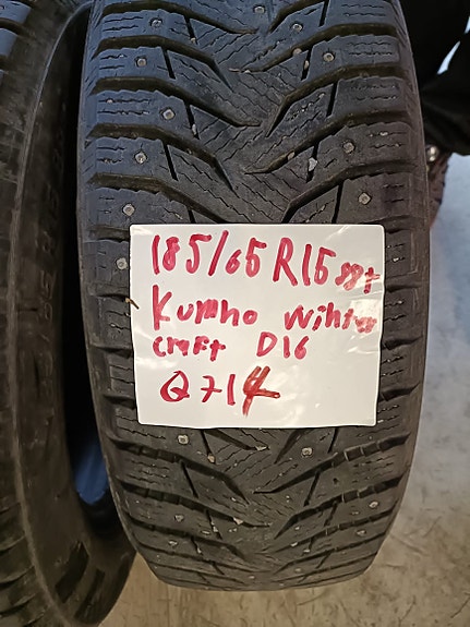 nastarenkaat   185/65R15 88T  KUMHO WINTER CRAFT  DOT16  5MM  Q714