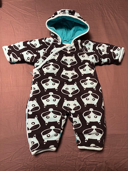 Lindex vauvan paksu fleece-vanuhaalari (56)