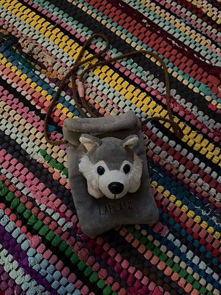 Lappi Husky koira puhelinkotelo